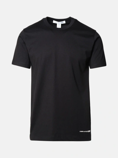 Comme Des Garçons Shirt Black Cotton T-shirt