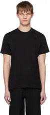 Comme Des Garçons Shirt Black Crewneck T-shirt In Black