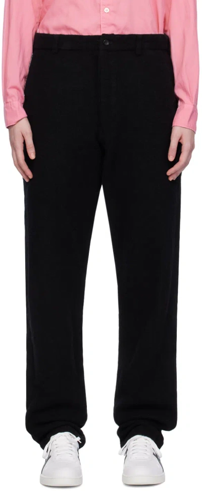 Comme Des Garçons Shirt Black Four-pocket Trousers In 1 Black