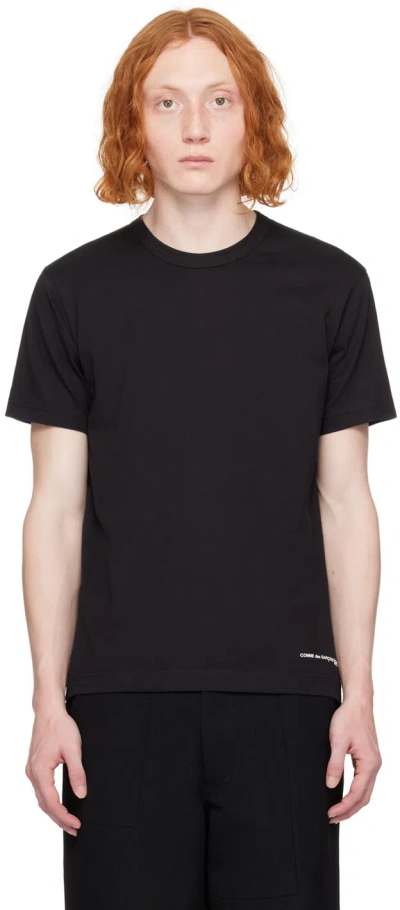 Comme Des Garçons Shirt Black Slim T-shirt