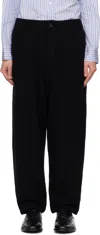 Comme Des Garçons Shirt Black Serge Trousers In 1 Black
