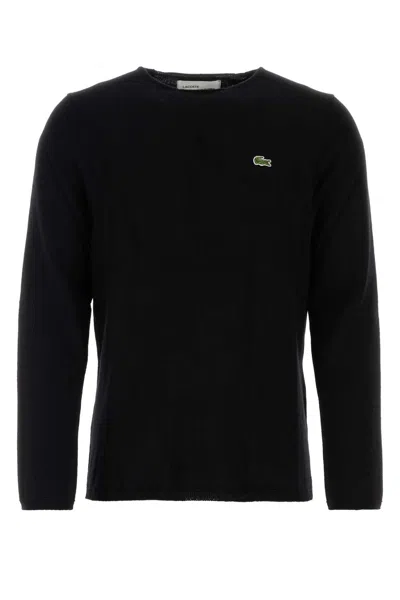 Comme Des Garçons Shirt Comme Des Garcons Shirt Black Wool Comme Des Garã§ons Play X Lacoste Sweater