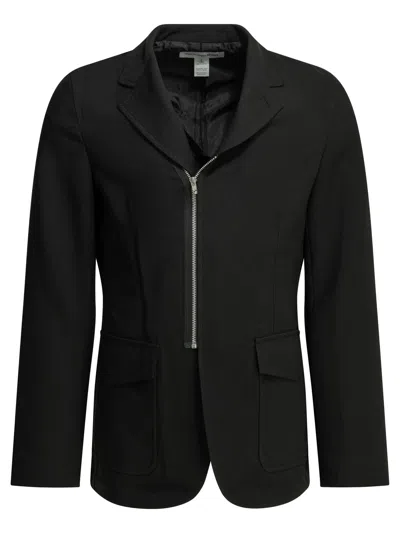 Comme Des Garçons Shirt Blazer With Zipper Jackets And Coats Black