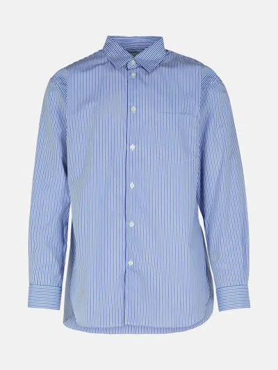 Comme Des Garçons Shirt Blue Cotton Shirt
