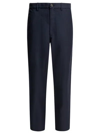 Comme Des Garçons Shirt Blue Polyester Wool Trousers
