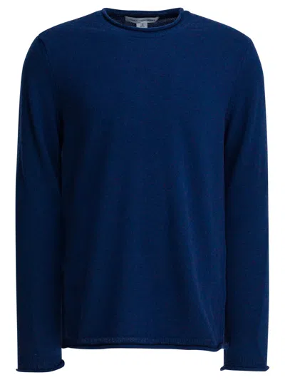Comme Des Garçons Shirt Blue Wool Knitwear