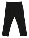 Comme Des Garçons Shirt Button-fastening Patch-pocket Pants In Black