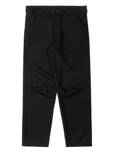 Comme Des Garçons Shirt Button-fastening Woven Trousers In Black
