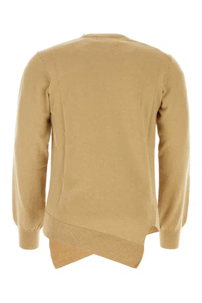 Comme Des Garçons Shirt Camel Wool Comme Des Garã§ons Shirt X Lacoste Sweater