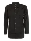 Comme Des Garçons Shirt Camisa - Negro In Negro