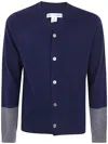 COMME DES GARÇONS SHIRT CARDIGAN KNIT,FZ.N109.PER 095