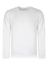 Comme Des Garçons Shirt Long Sleeve Cotton T-shirt In White