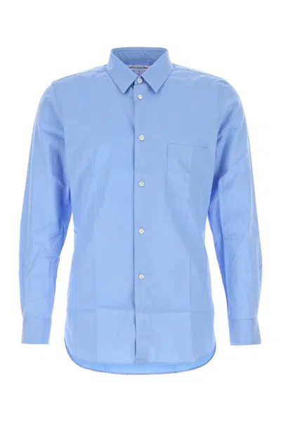 Comme Des Garçons Shirt Comme Des Garcons Shirt Cerulean Blue Poplin Shirt