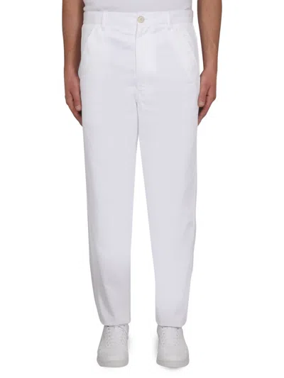 Comme Des Garçons Shirt Chino Pants In White