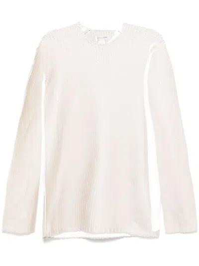 Comme Des Garçons Shirt Chunky-knit Sweater In Neutrals