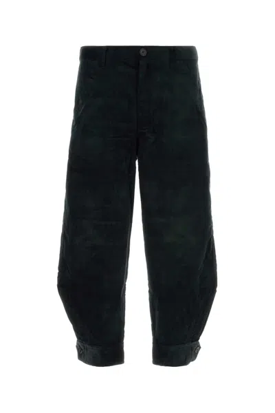 Comme Des Garçons Shirt Black Corduroy Pant