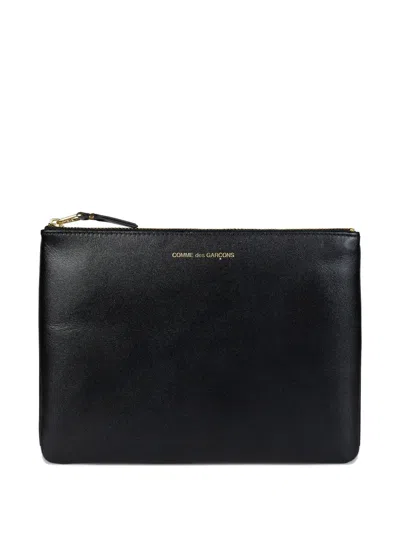 Comme Des Garçons Shirt Classic Leather Wallet In Black
