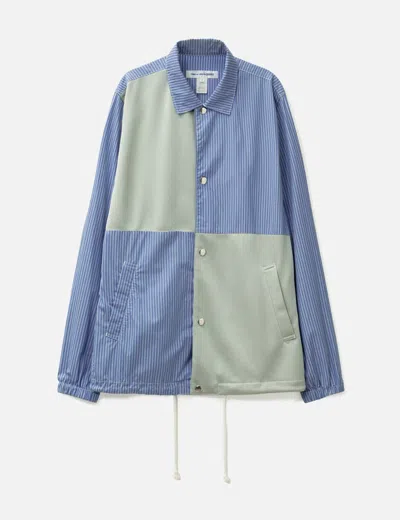 Comme Des Garçons Shirt Coach Jacket In Blue