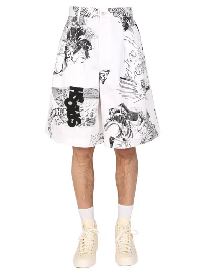 Comme Des Garçons Shirt Comme Des Garcons Shirt Comme De Garcons X Christian Marclay Shorts In Multi
