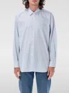 Comme Des Garçons Shirt Comme Des Garcons Men Color Sky Blue In Light Blue Stripes
