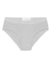 Comme Des Garçons Shirt Cotton Briefs In Grey