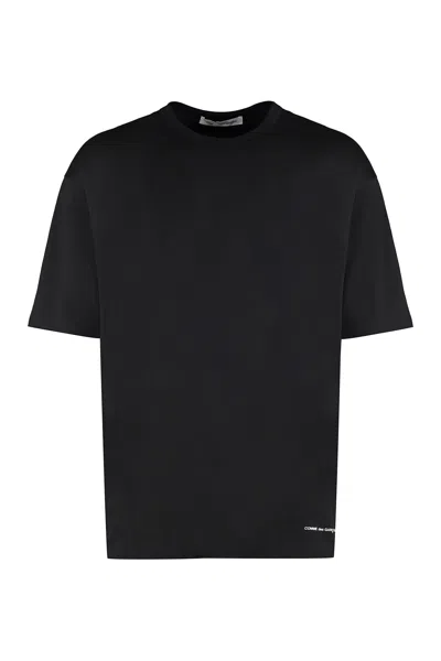 Comme Des Garçons Shirt Cotton Crew-neck T-shirt In Black