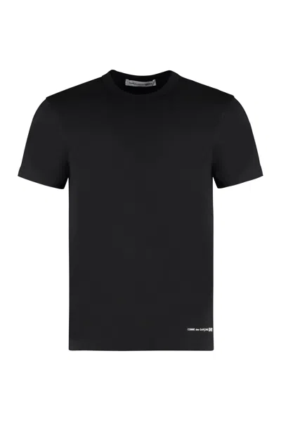Comme Des Garçons Shirt Cotton Crew-neck T-shirt In Black