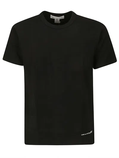 Comme Des Garçons Shirt Cotton Jersey Plain With Printed Cdg Shirt L In Black