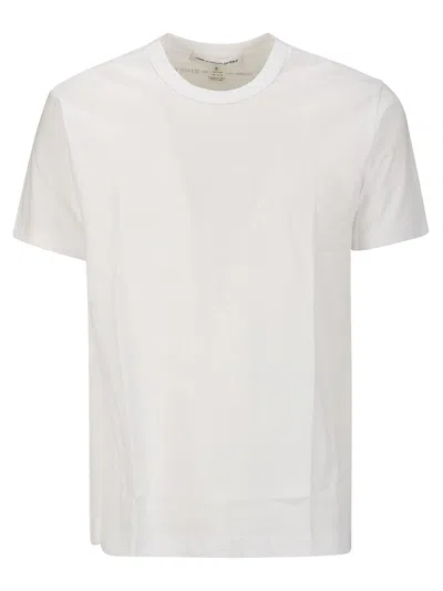 Comme Des Garçons Shirt Cotton Jersey Plain With Printed Cdg Shirt L In White