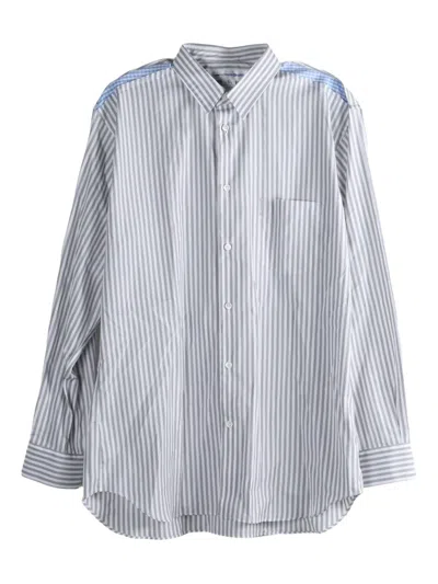 Comme Des Garçons Shirt Cotton Shirt In Gray