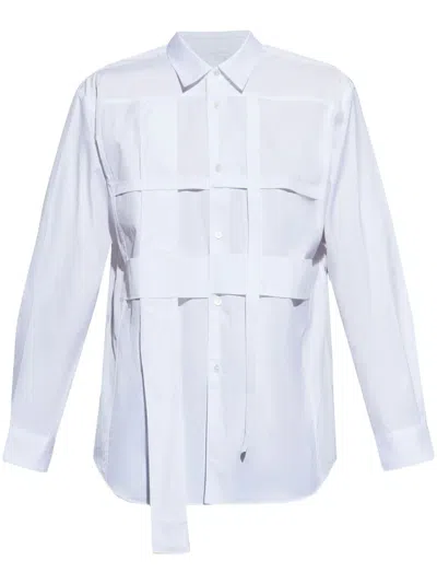 Comme Des Garçons Shirt Cotton Shirt In White