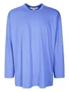 Comme Des Garçons Shirt Cotton T-shirt In Blue