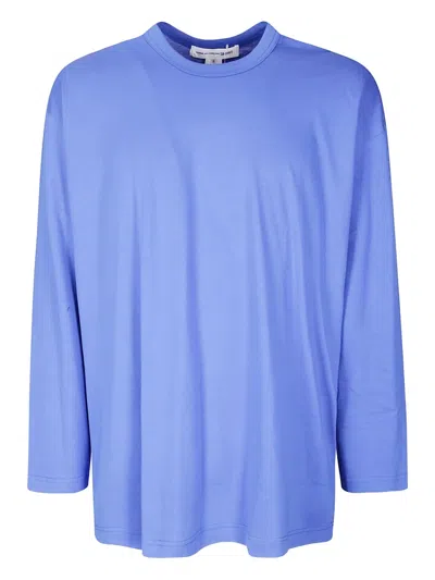 Comme Des Garçons Shirt Cotton T-shirt In Blue