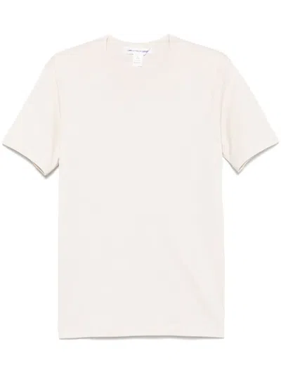 Comme Des Garçons Shirt Cotton T-shirt In Neutrals