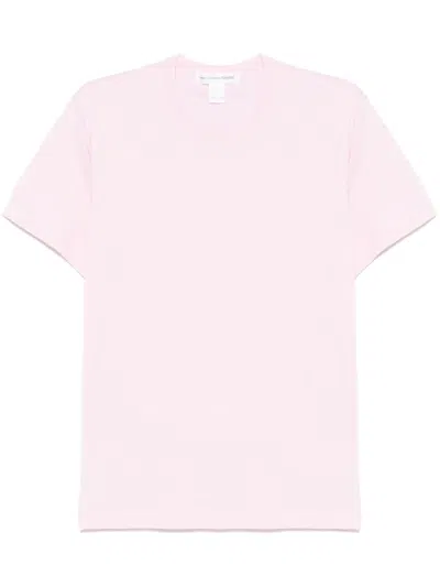 Comme Des Garçons Shirt Cotton T-shirt In Pink