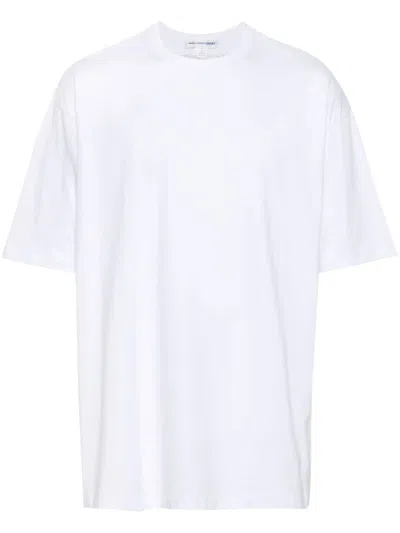 Comme Des Garçons Shirt Cotton T-shirt In White