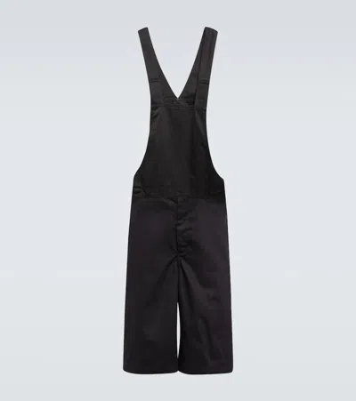 Comme Des Garçons Shirt Cotton Twill Overalls In Blue