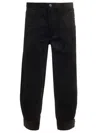 Comme Des Garçons Shirt Navy Layered Trousers In Nero