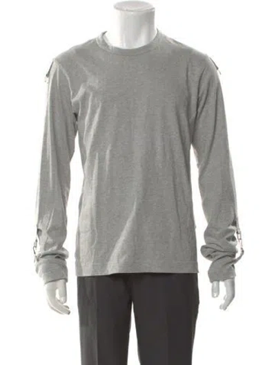 Pre-owned Comme Des Garçons Shirt Crew Neck Long Sleeve T-shirt In Gray