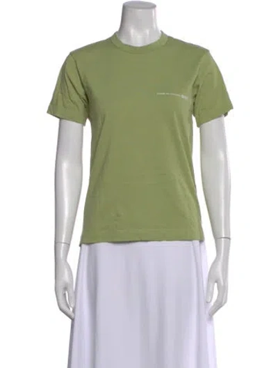 Pre-owned Comme Des Garçons Shirt Crew Neck Short Sleeve T-shirt In Green