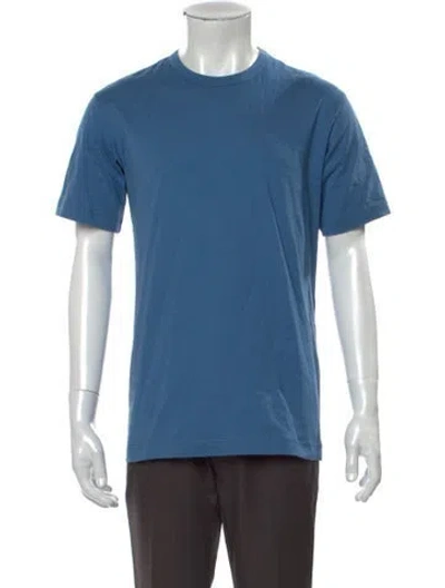 Pre-owned Comme Des Garçons Shirt Crew Neck Short Sleeve T-shirt W/ Tags In Blue