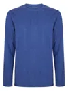 Comme Des Garçons Shirt Crew-neck Sweater In Blue