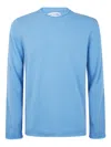 Comme Des Garçons Shirt Crew-neck Wool Jumper In Blue