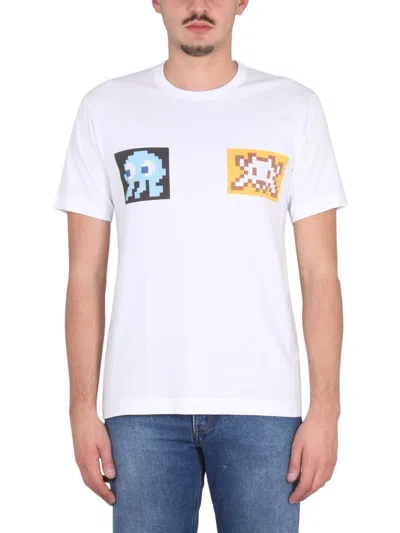 Comme Des Garçons Shirt Crewneck T-shirt In White