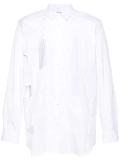 Comme Des Garçons Shirt Cut-out Shirt In 1 White