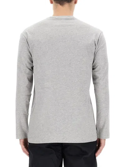 Comme Des Garçons Shirt Cut Out T-shirt In Grey