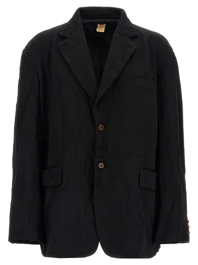 Comme Des Garçons Shirt Comme Des Garcons Shirt Deconstructed Blazer In Black