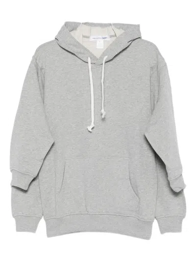 Comme Des Garçons Shirt Double-sleeve Hoodie In Gray