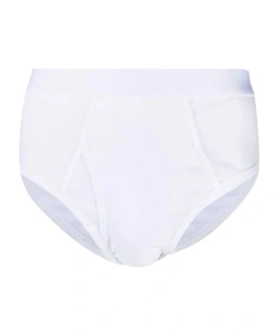Comme Des Garçons Shirt Elasticated Waistband Briefs In White