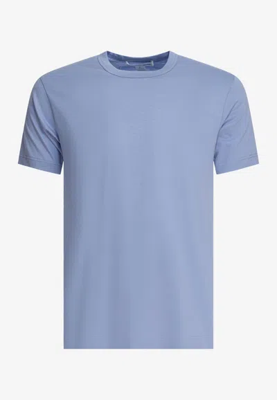Comme Des Garçons Shirt Essential Short-sleeved T-shirt In Blue